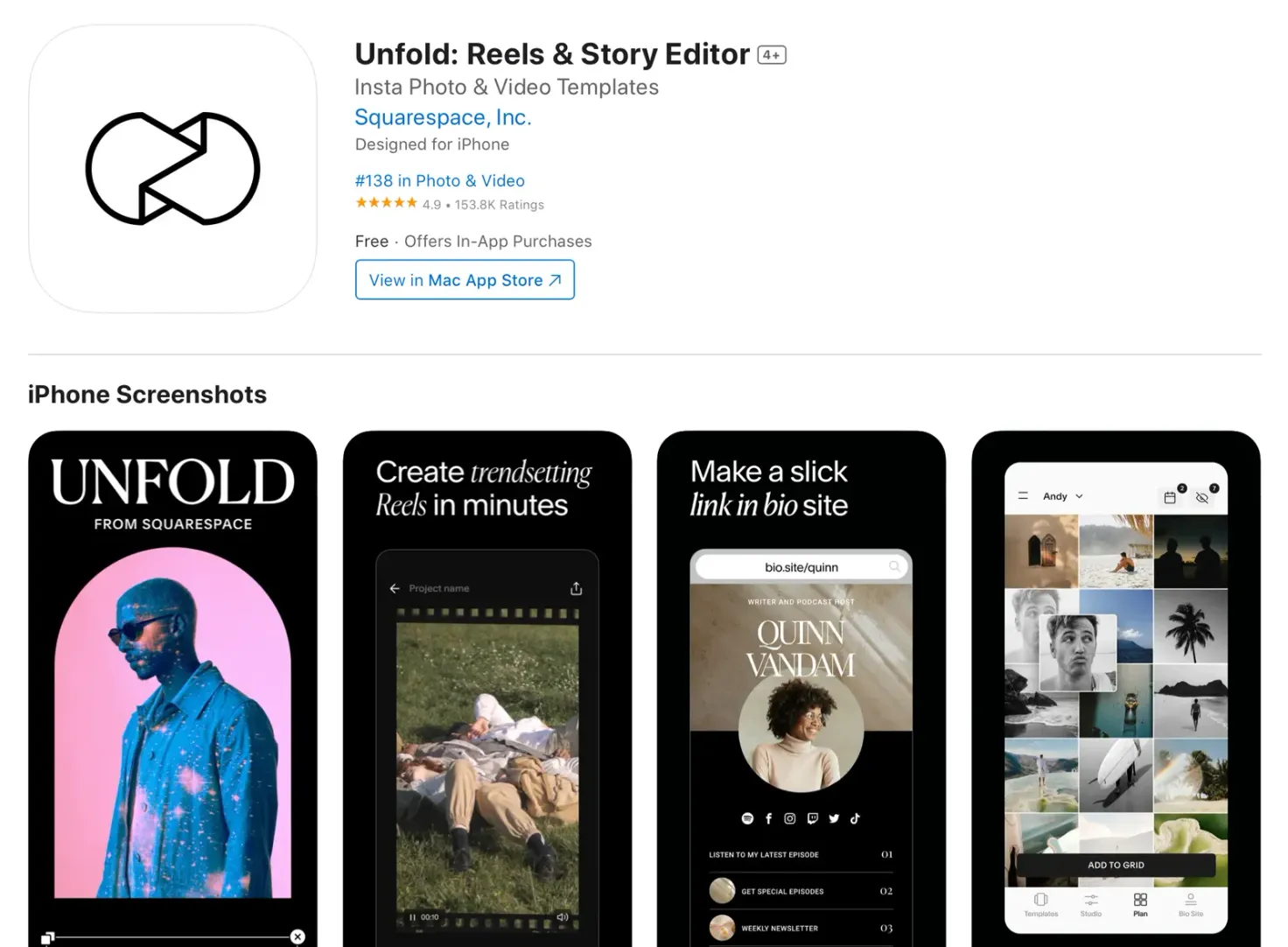 Unfold - Editor for Reels & Stories