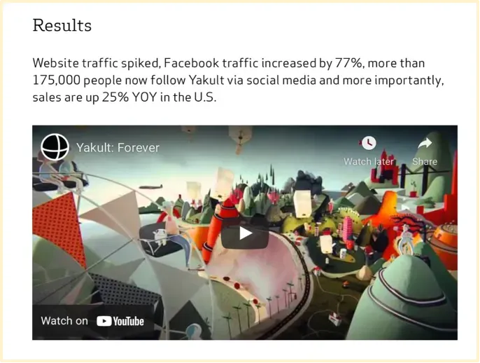A screenshot of social proof