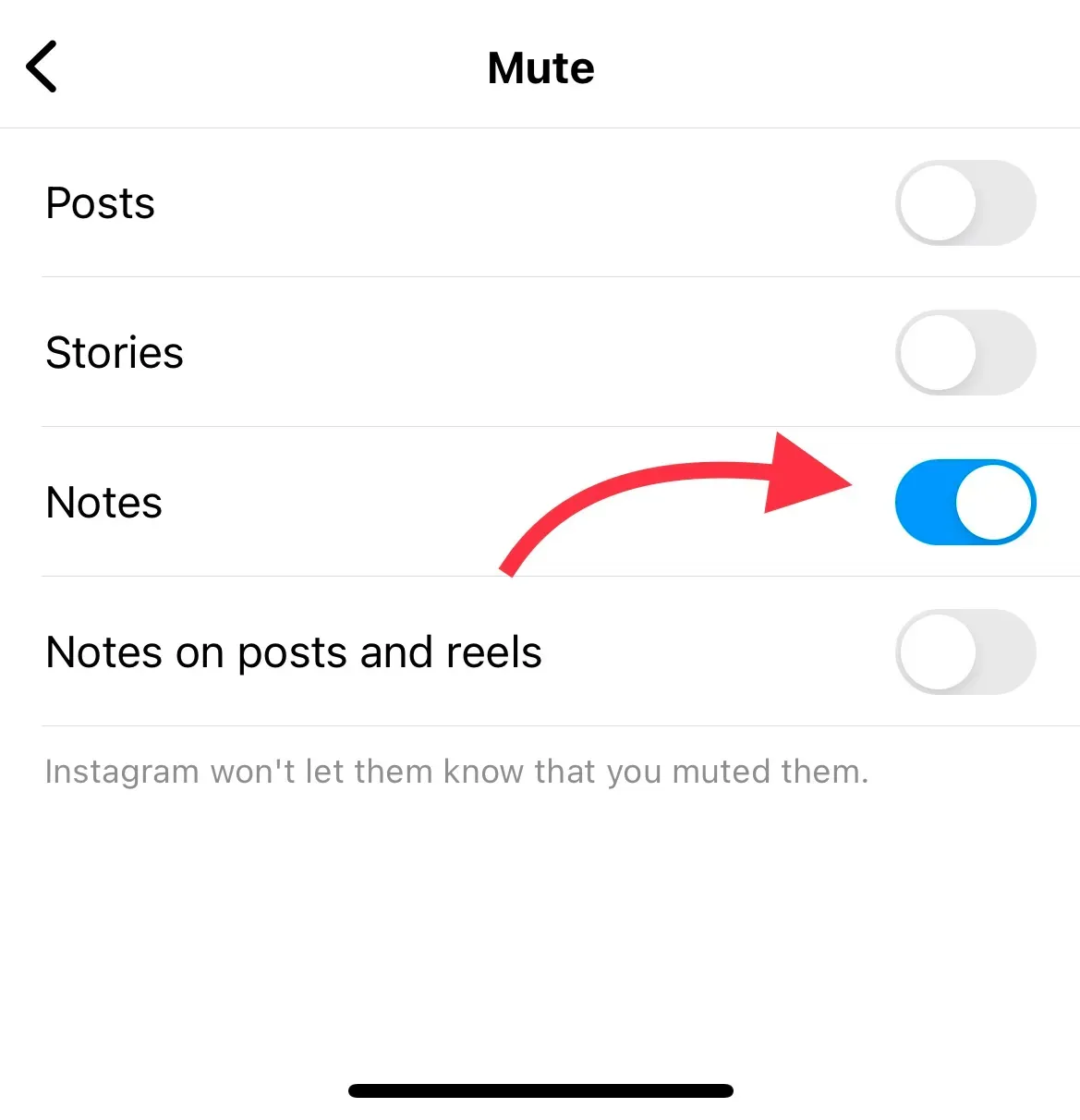 How you mute and unmute Notes on Instagram