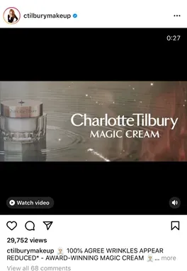 A screenshot of a landscape Instagram post with a black border.