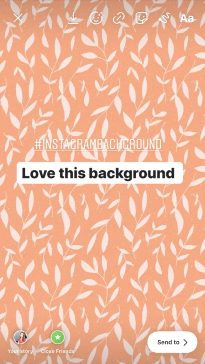 Add text or gifs to your Instagram story to make them look better!