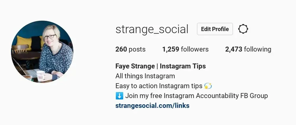 Make sure to optimise your username and name so you can be found in instagrams search bar