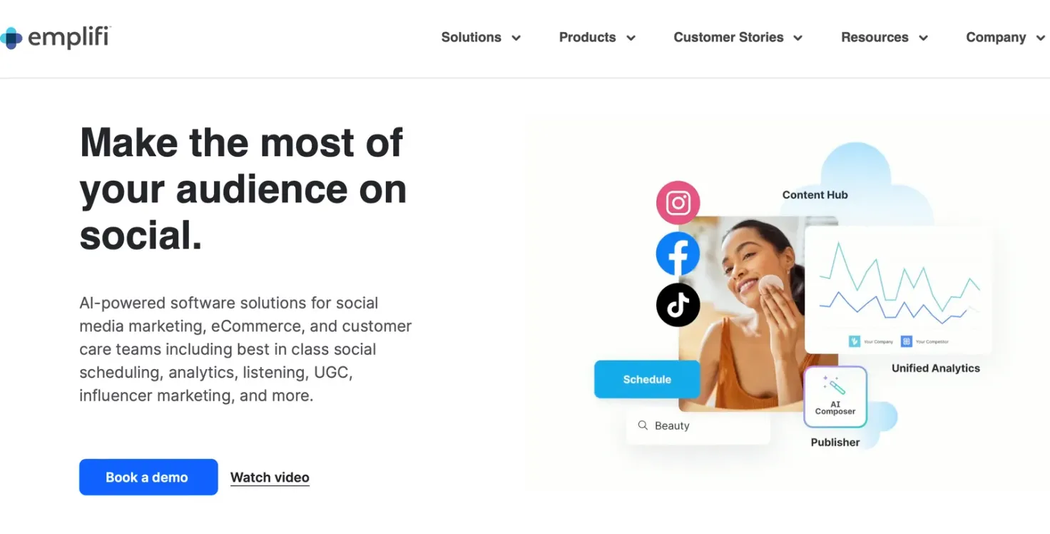 Emplify.io landing page