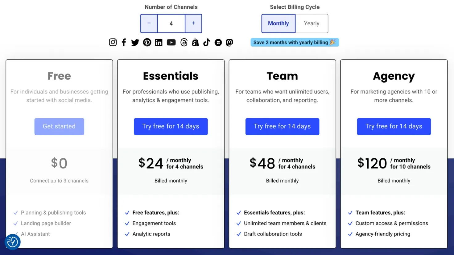 Buffer pricing 2024