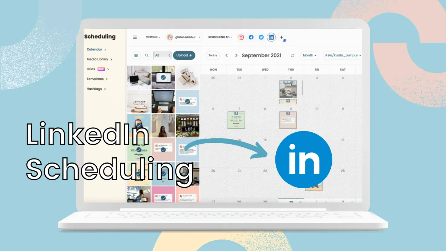 How to schedule linkedin posts