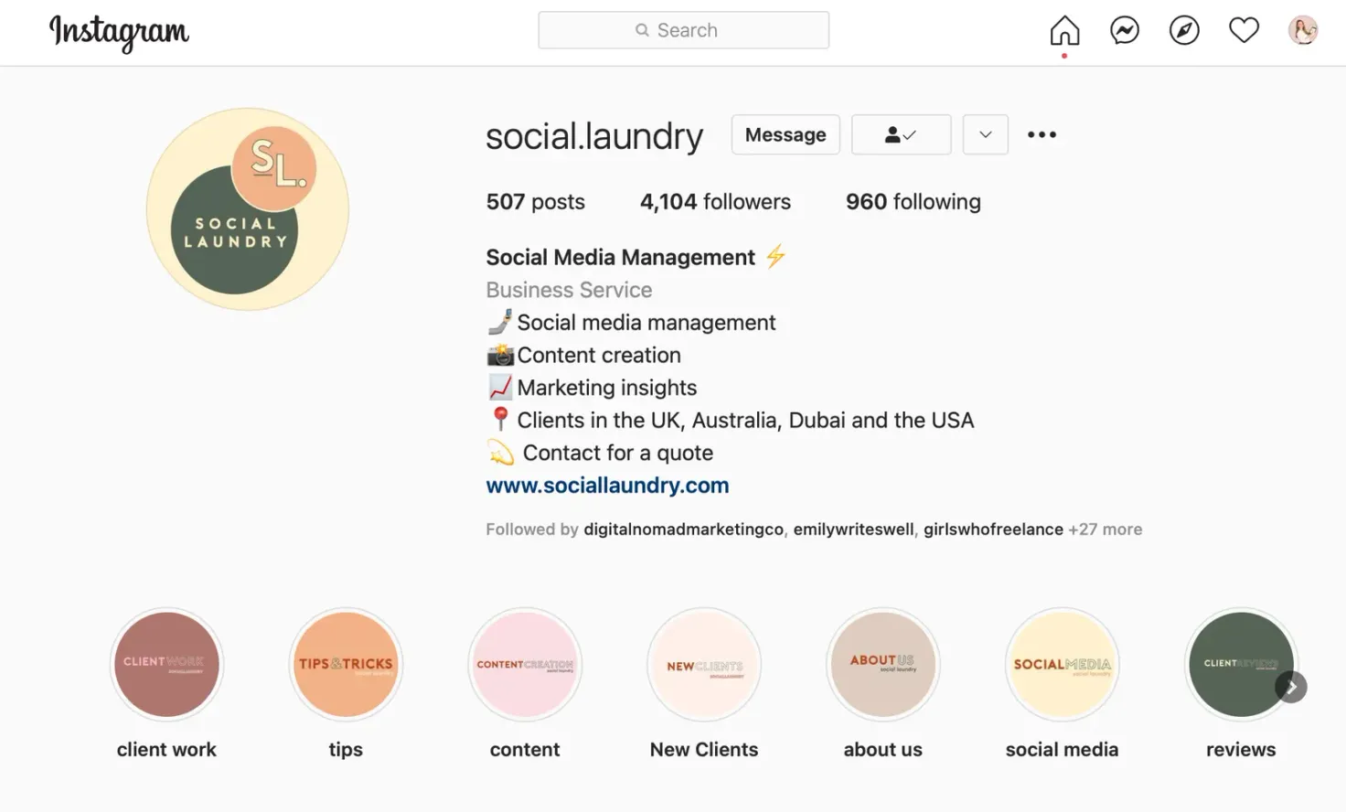 social laundry social media agency in melbourne