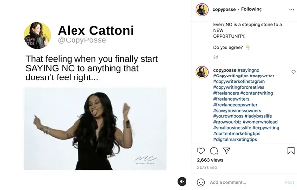 How to hide your Instagram hashtags in a separate comment