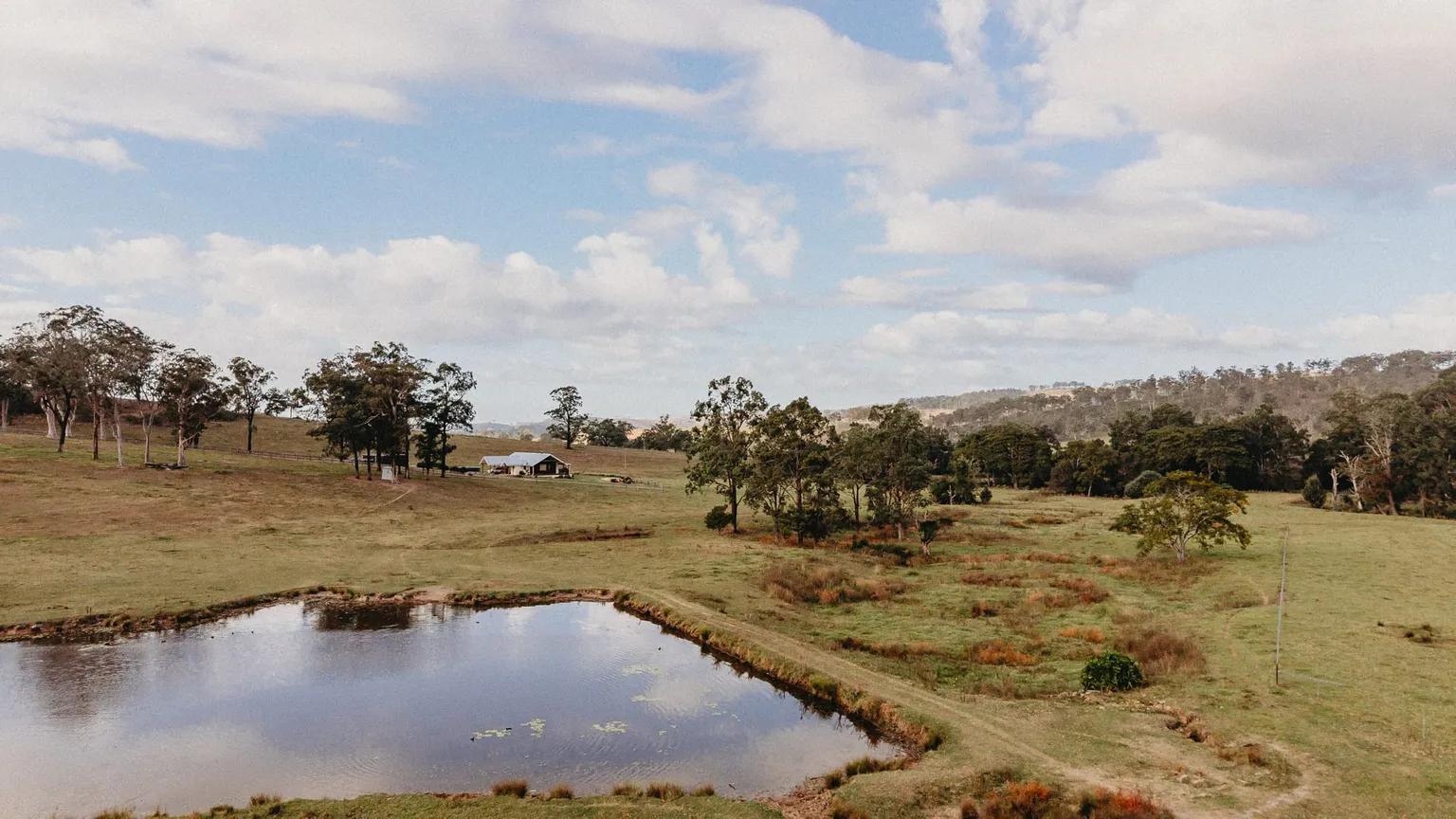 Wide Wallaringa Farm landscape used in social storytelling