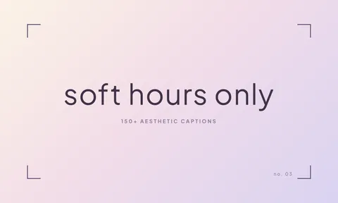 Preview for article Aesthetic Captions for Instagram: 150+ to Copy and Paste
