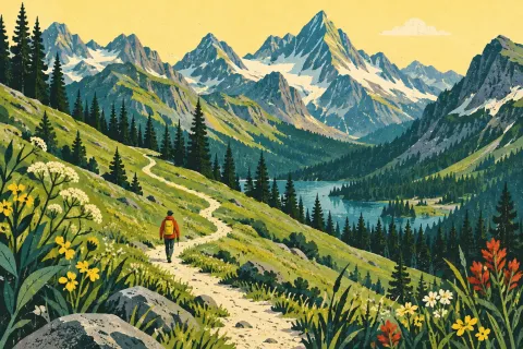 Preview for article Hiking Captions for Instagram: 100+ Trail Lines to Copy and Paste