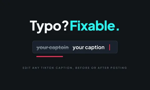 Preview for article How to Edit a TikTok Caption After Posting (And Before)