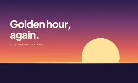 Preview for article Sunset Captions for Instagram: 120+ to Copy and Paste