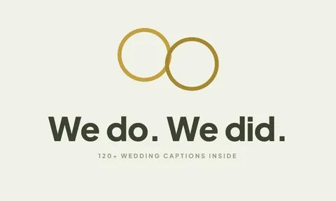 Preview for article Wedding Captions for Instagram: 120+ Short, Funny & Guest Ideas