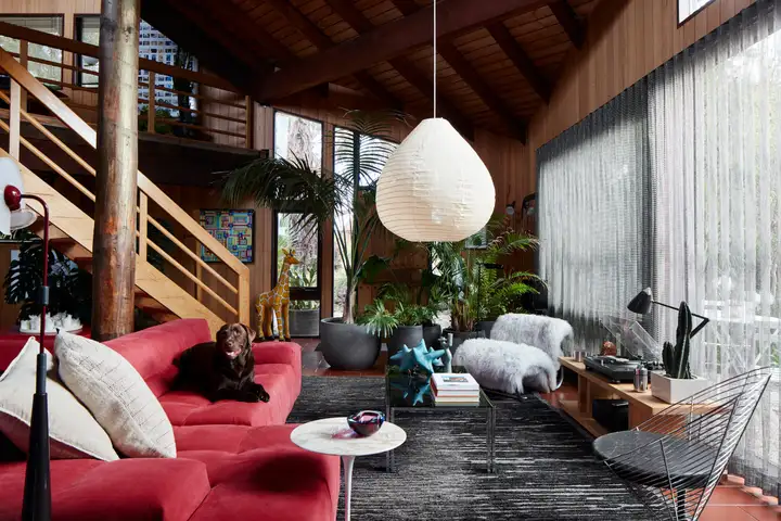 A Studio Terrando interior with warm timber and soft light