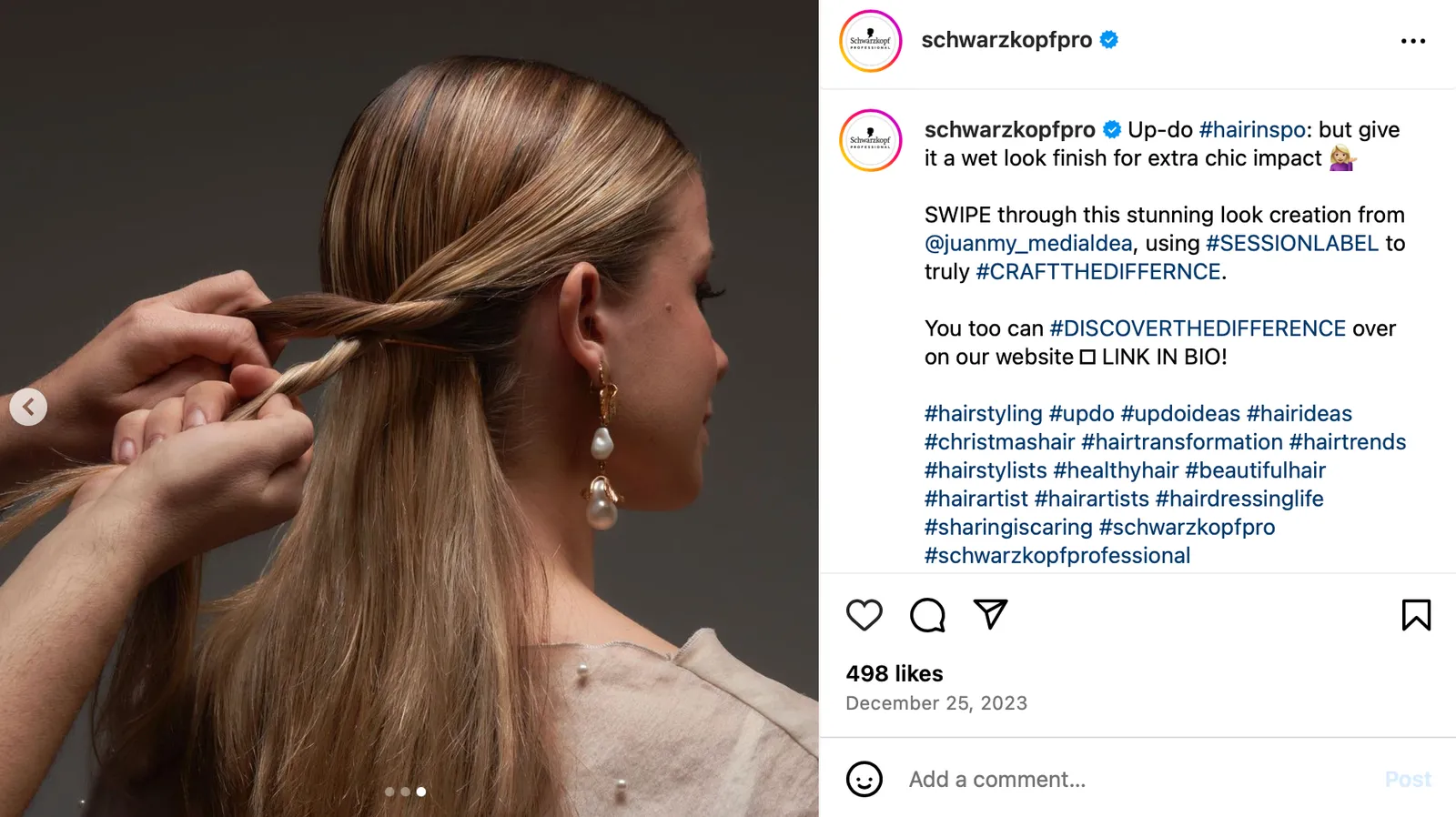 Instagram carousel by @schwarzkopfpro
